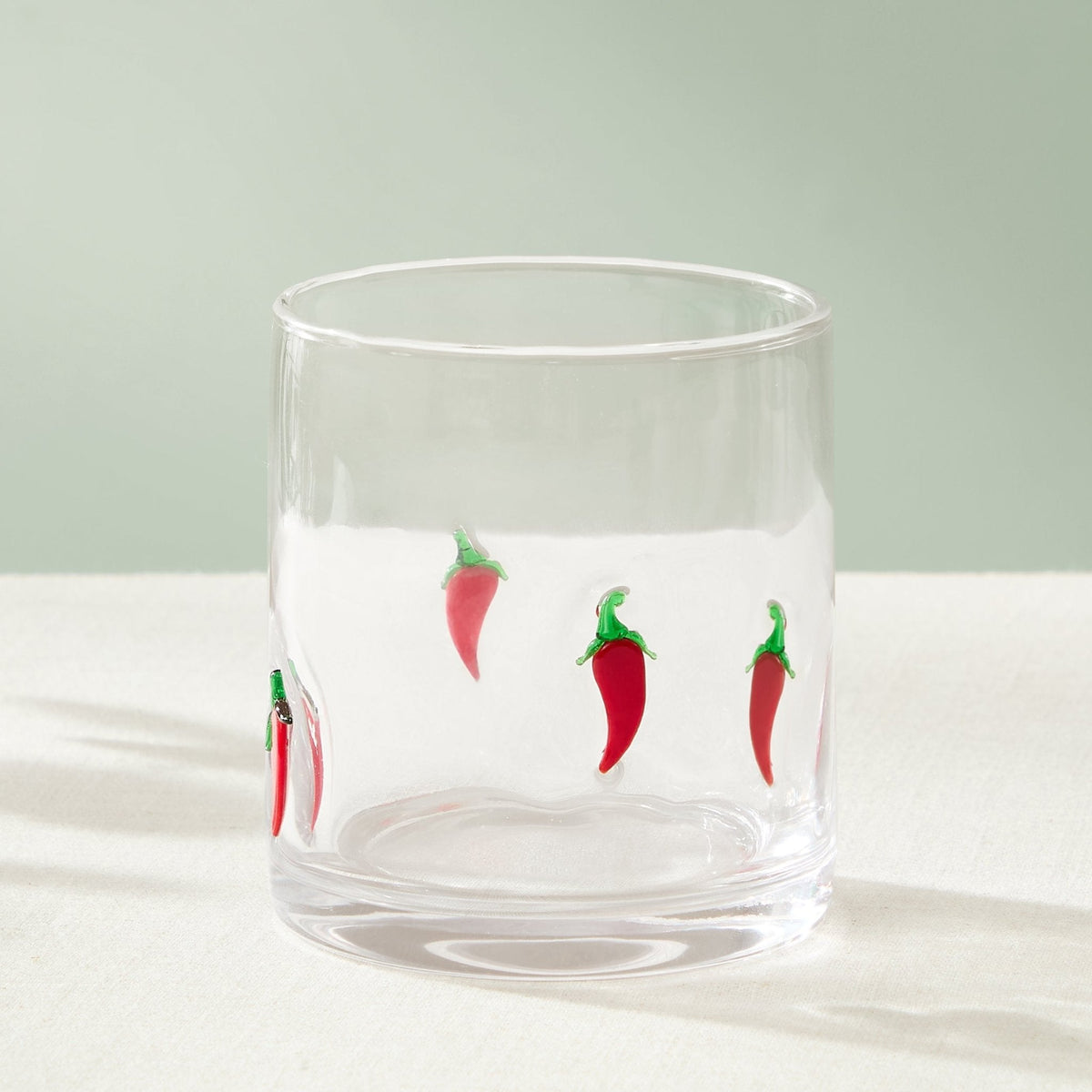 Fruity Glass Tumblers - Set of 4 - Clear